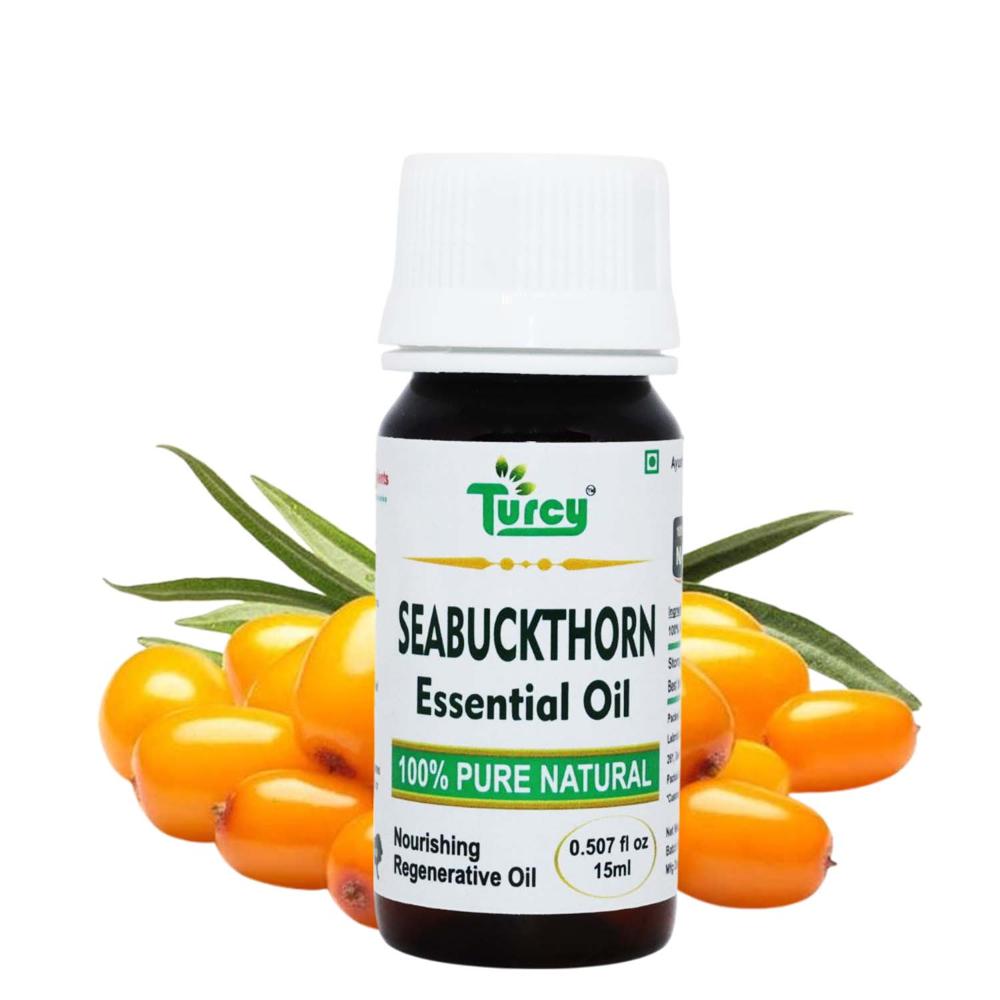 Turcy Seabuckthorn Essential Oil Pure & Natural for Glowing Skin & Hair Care(15ML)