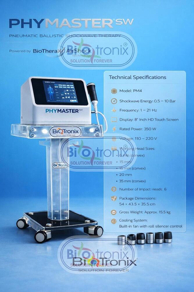 Phymaster Shockwave Physiotherapy Equipment for Rehab & Recovery
