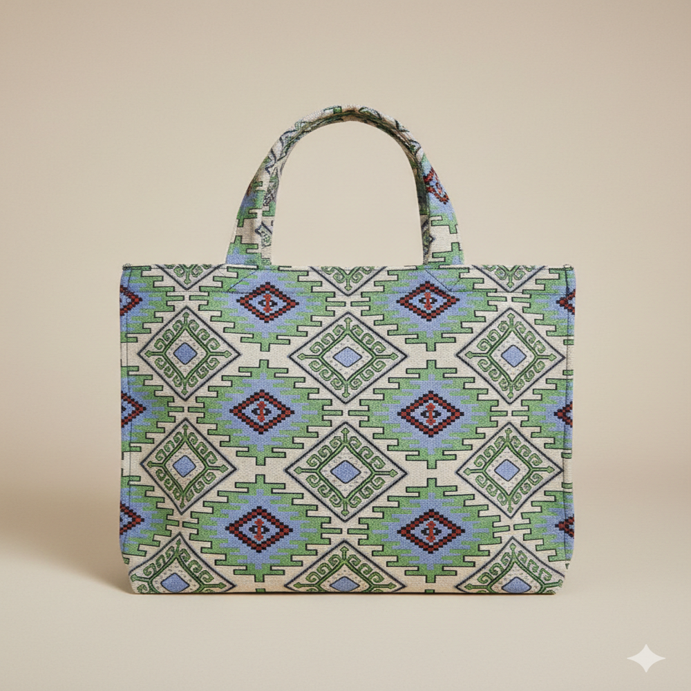 Belgium Jacquard Bag Fabric - Color: Multi