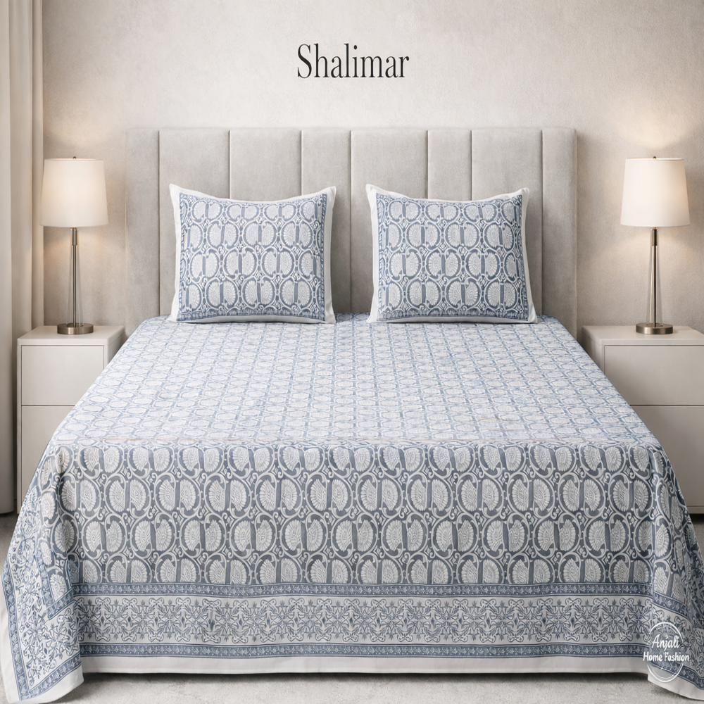 Shalimar Bed Sheet - Color: Multicolor