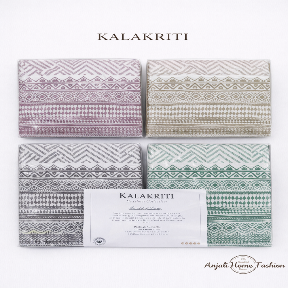 Kalamkari jaipuri bedsheet