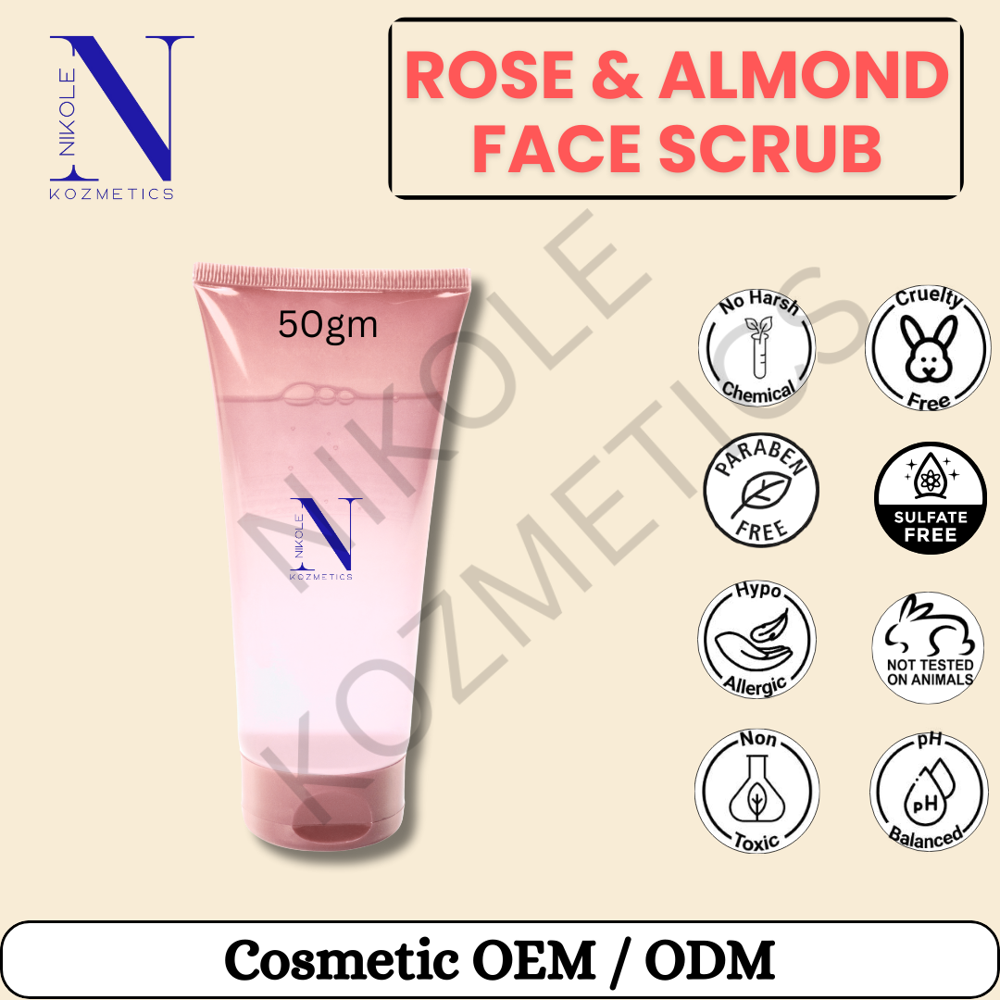 Rose & Almond Face Scrub