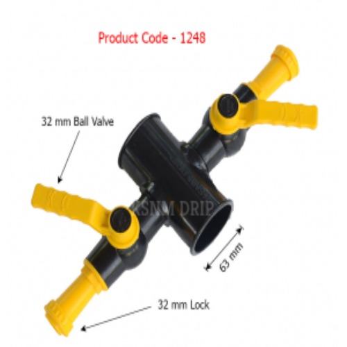 4wc plus 63 mm / ball valve 32 mm / 32 mm lock