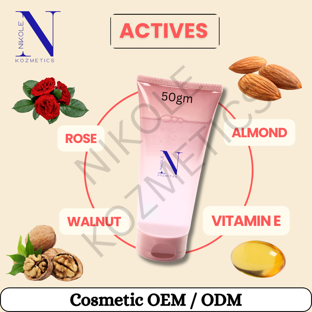 Rose & Almond Face Scrub