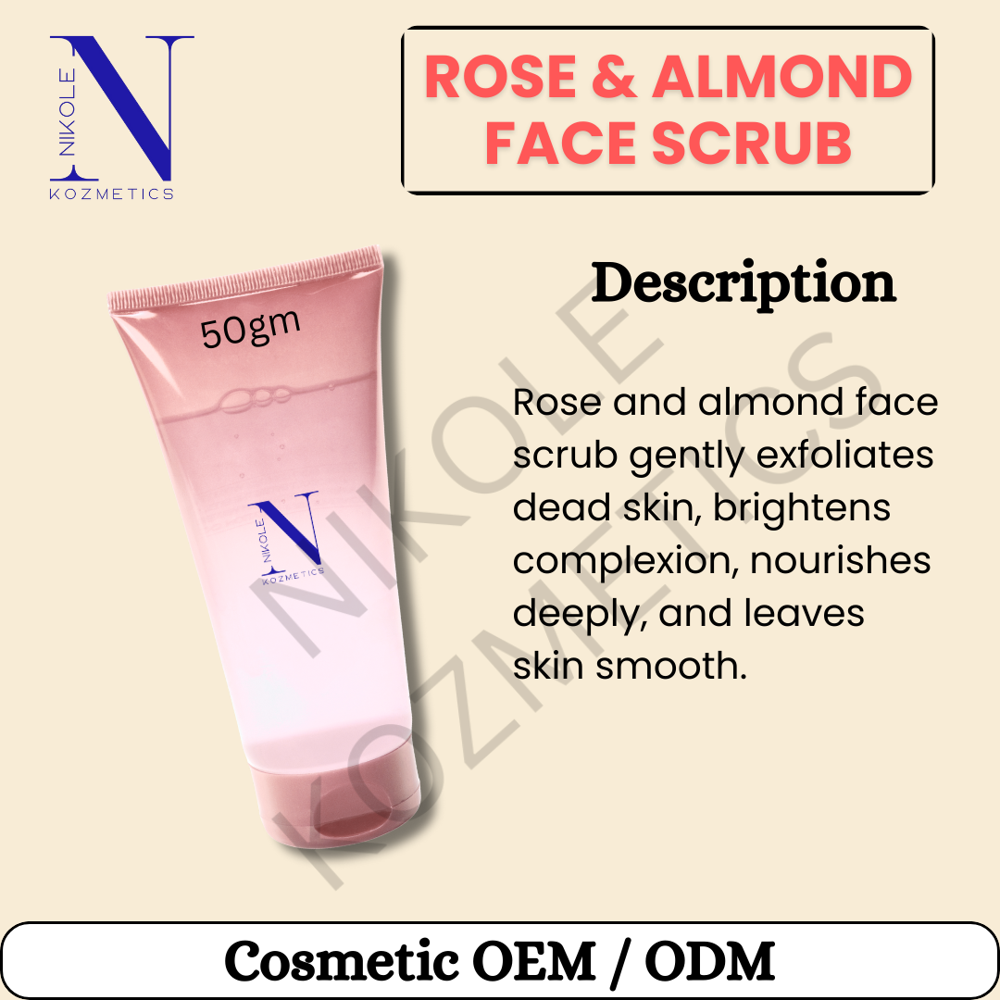 Rose & Almond Face Scrub