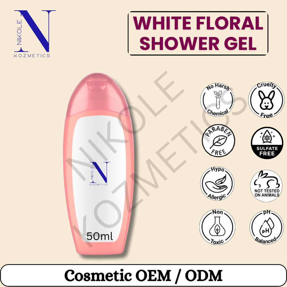 White Floral Shower Gel