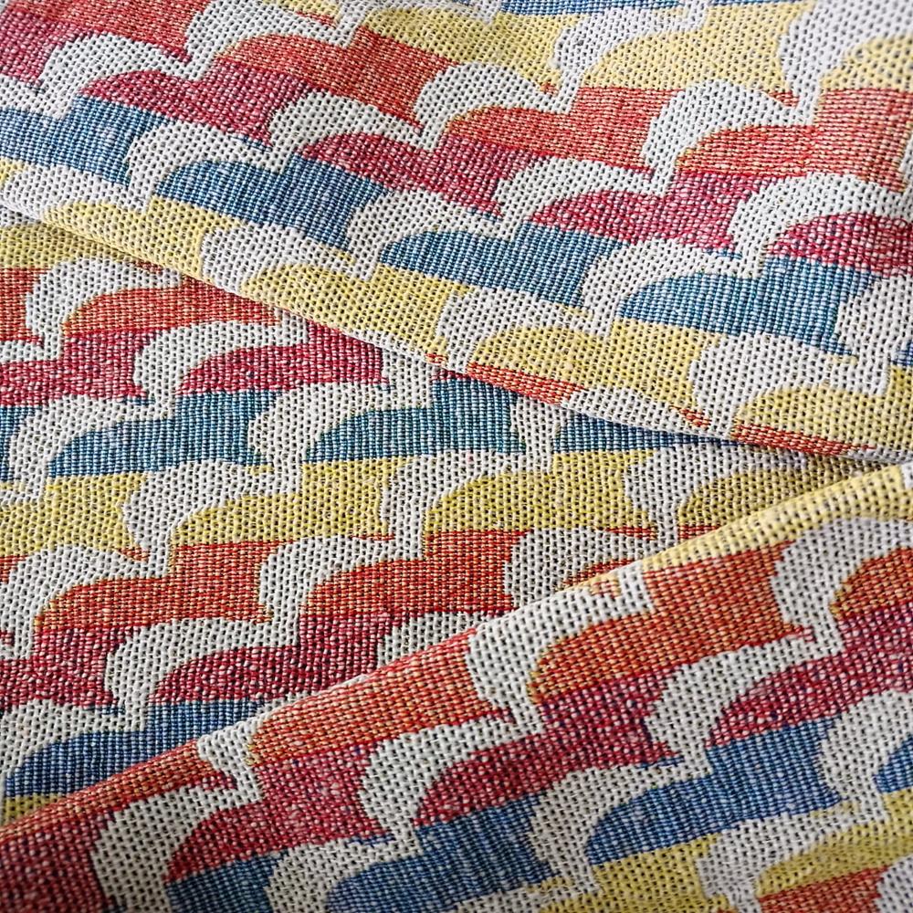 Jacquard Multi Bag Fabric - Attributes: Washable
