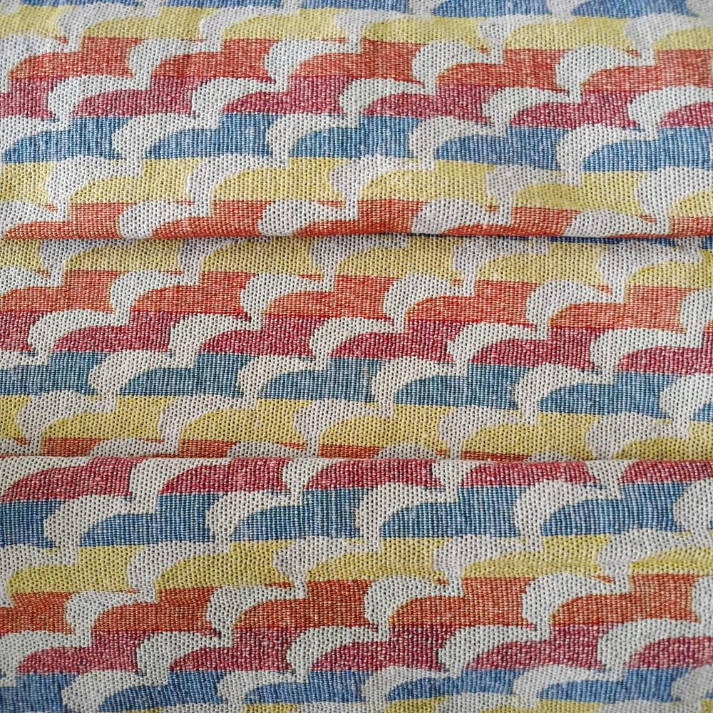 Jacquard Multi Bag Fabric - Attributes: Washable