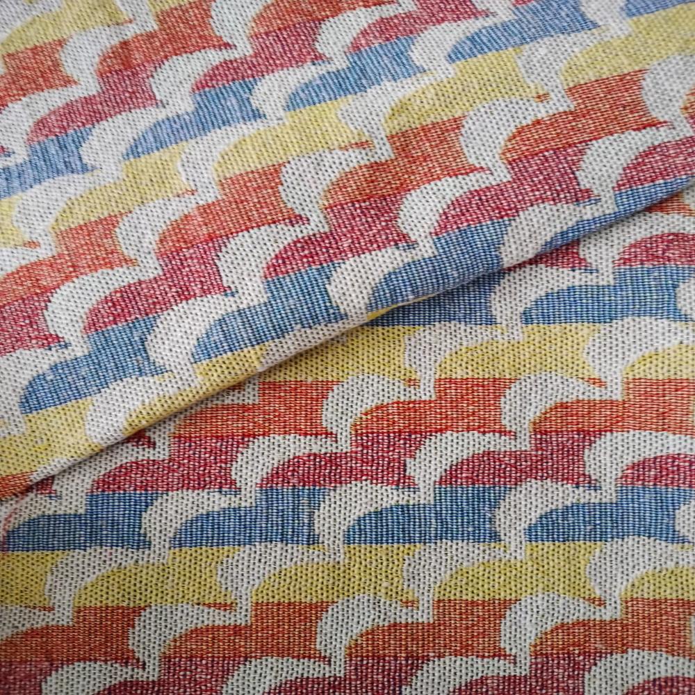 Jacquard Multi Bag Fabric - Attributes: Washable