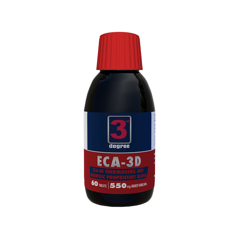 3RD DEGREE ECA 3D, 550MG, 60 TABS