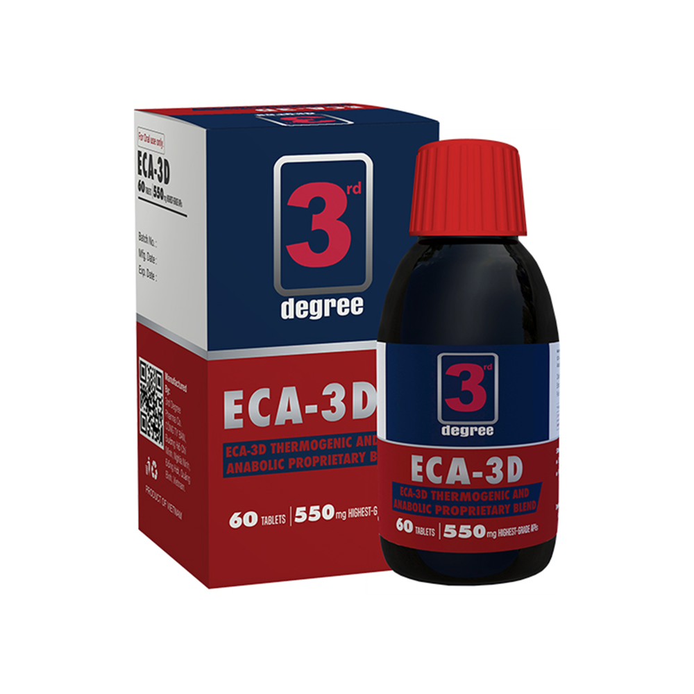 3RD DEGREE ECA 3D, 550MG, 60 TABS
