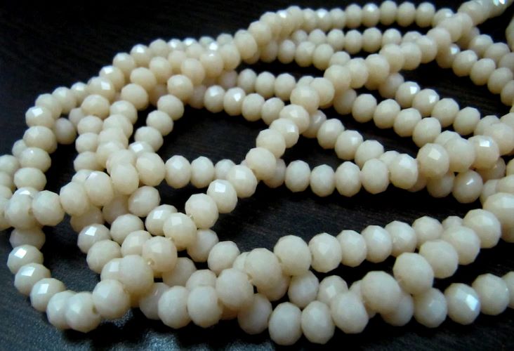 Pink Opal Hydro quartz Rondelle Micro Faceted 6mm Beads Strand 17 inches long approx. 100 Beads per Strand Wholesale Prices