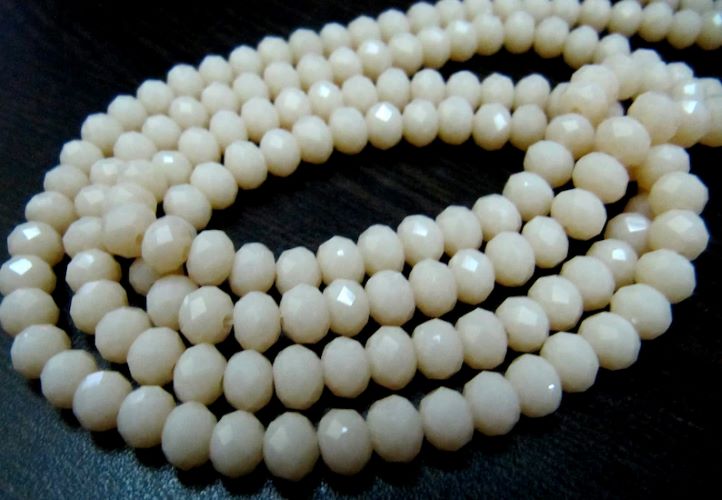 Pink Opal Hydro quartz Rondelle Micro Faceted 6mm Beads Strand 17 inches long approx. 100 Beads per Strand Wholesale Prices