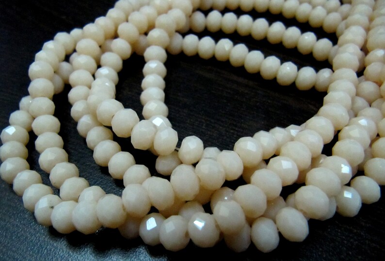 Pink Opal Hydro quartz Rondelle Micro Faceted 6mm Beads Strand 17 inches long approx. 100 Beads per Strand Wholesale Prices