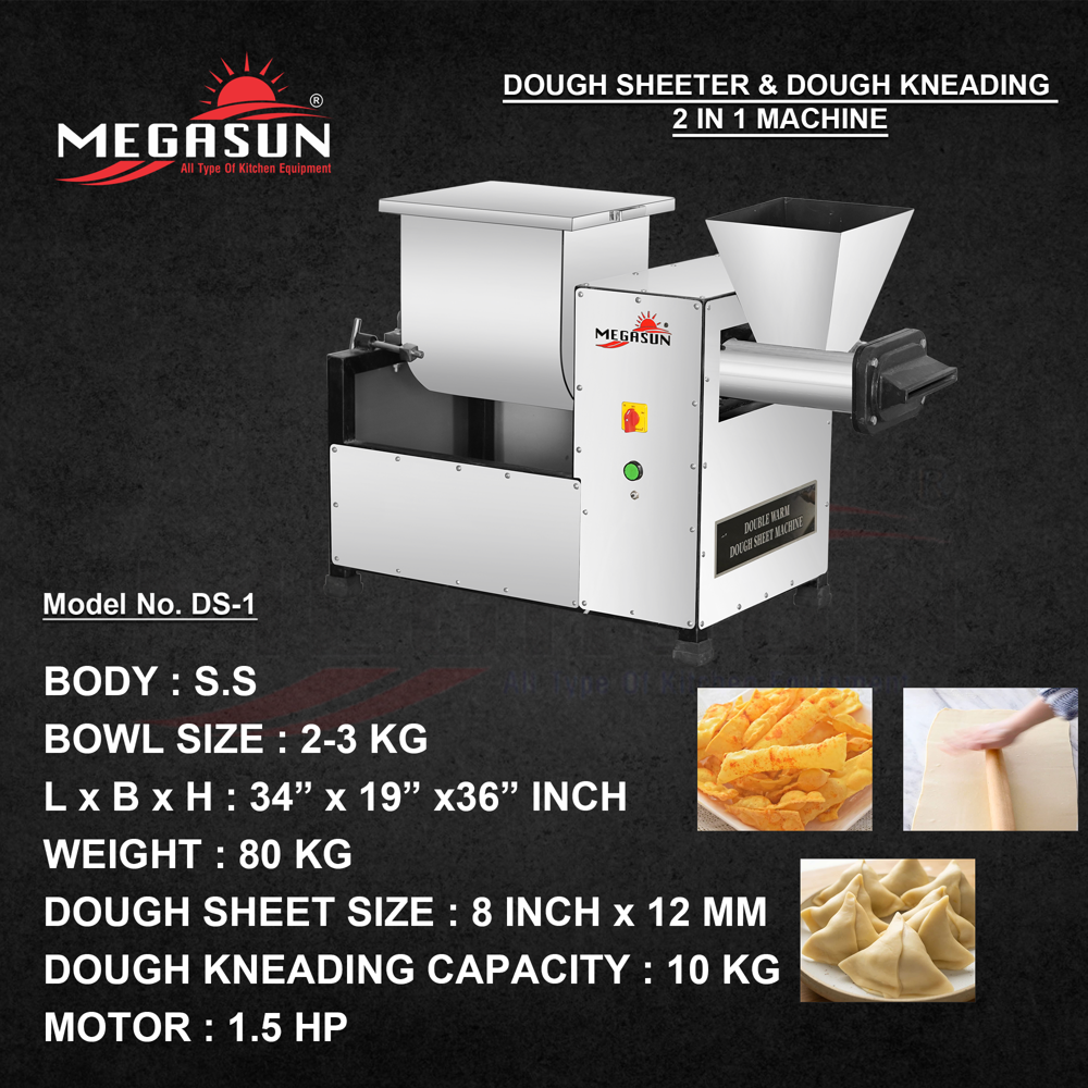 Dough Sheeter And Kneader Machine
