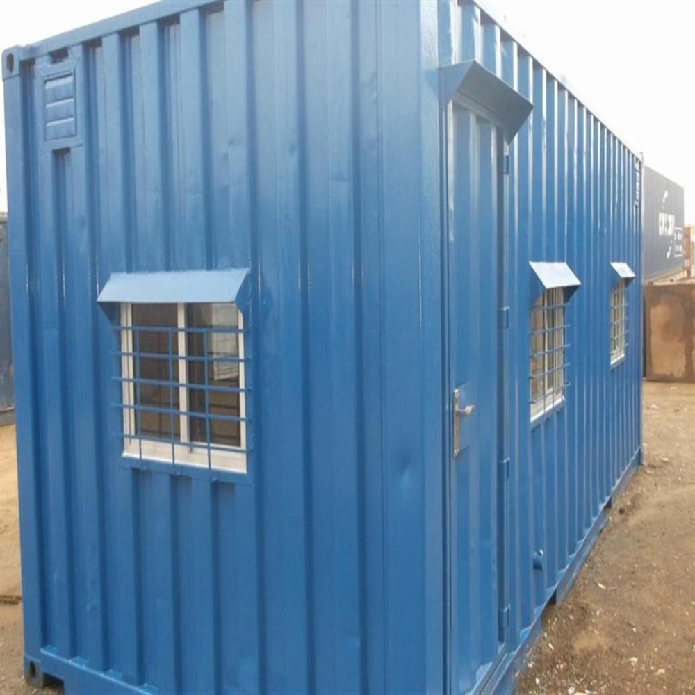 Portable Office Container - Stainless Steel, 20x8x8.5 Feet, Capacity 10-20 Ton | Lightweight 2.5 Kilograms, Versatile Workspace Solution