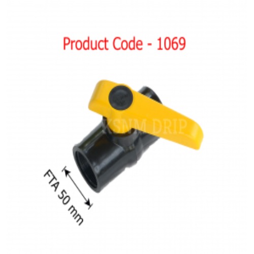 4wc tee 75 mm / ball valve 50 mm / 50 mm lock