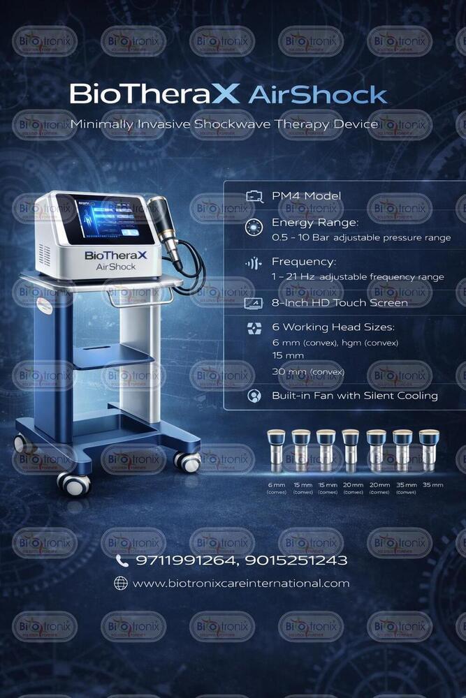 Phymaster Shockwave Physiotherapy Machine for Advanced Clinical Therapy