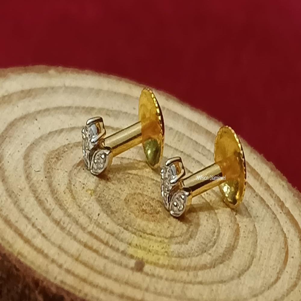 Pure Brilliance Natural Diamond Studs in 18KT Gold