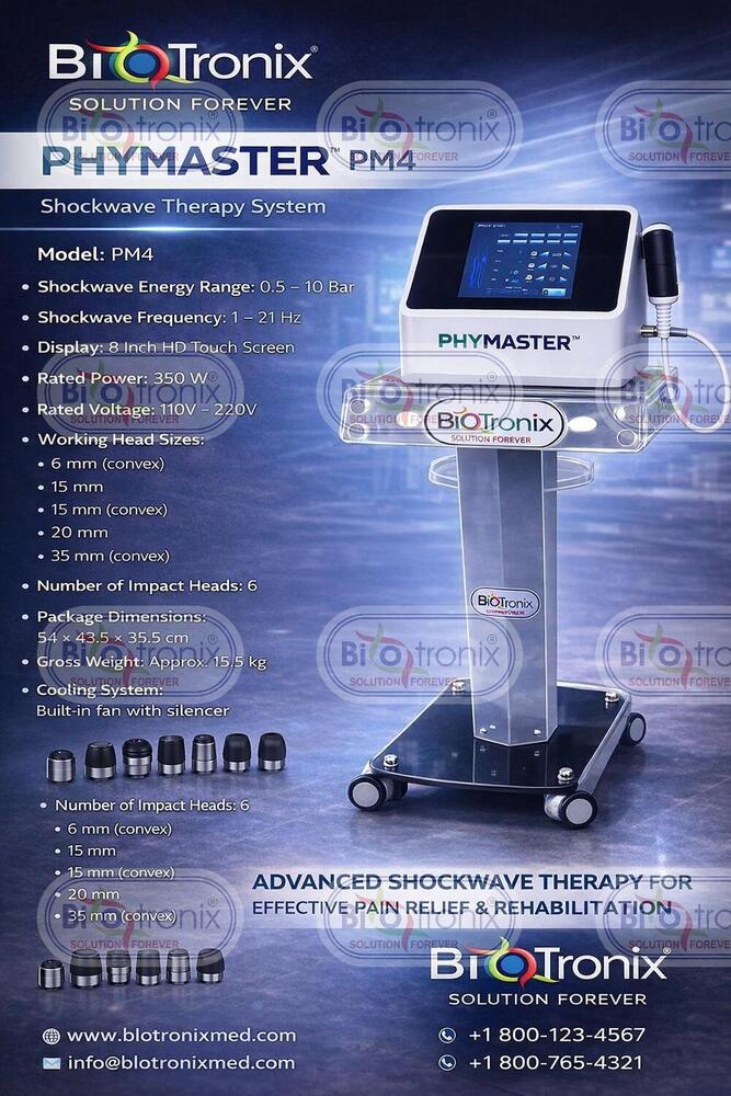 Phymaster Shockwave Shockwave Therapy Equipment for Pain Relief Treatment