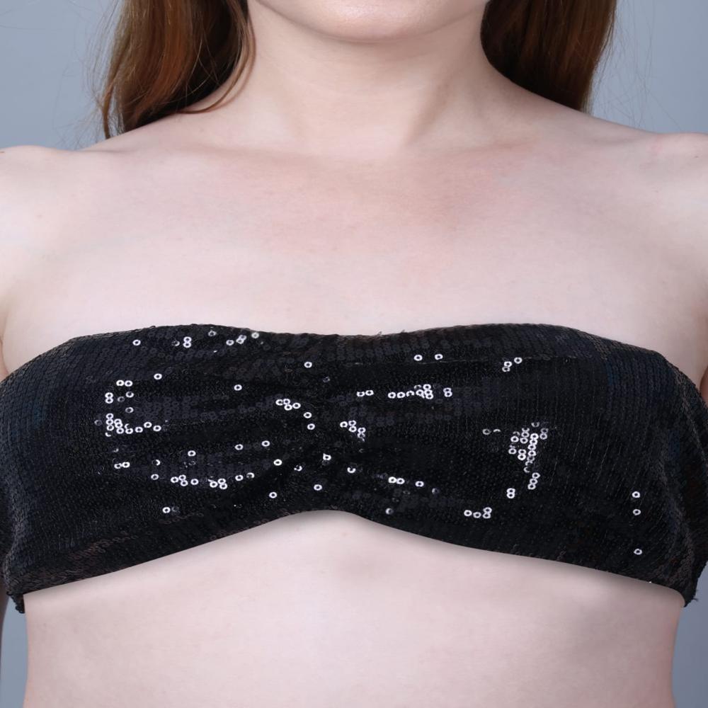 Ladies Export Surplus Sequin Tube Top