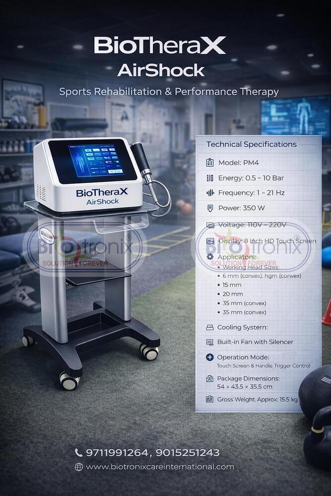 Phymaster Shockwave Advanced Physiotherapy System for Rehabilitation