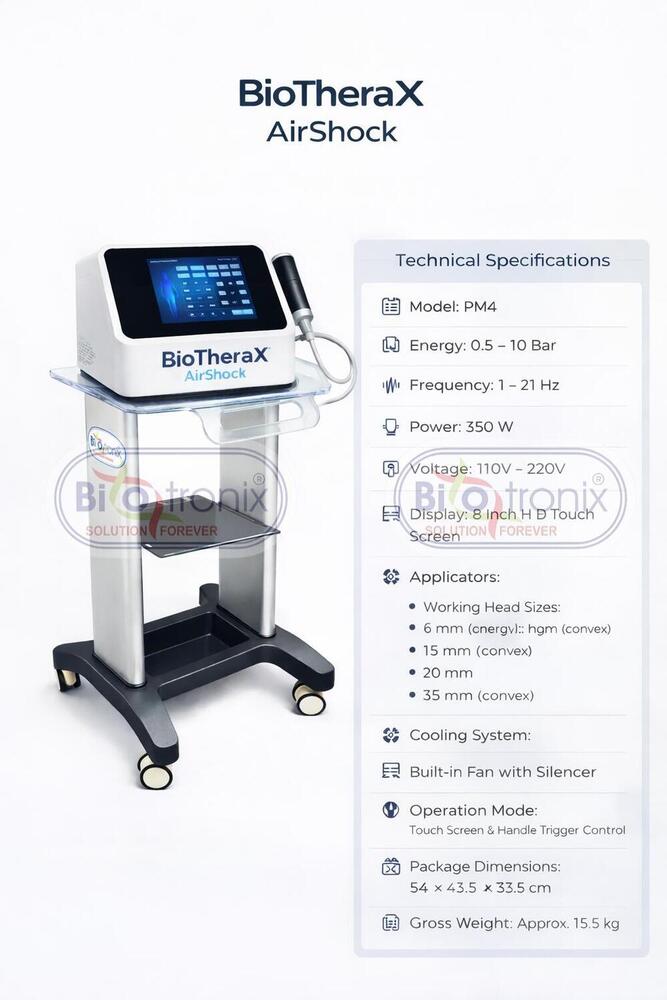Phymaster Shockwave Advanced Physiotherapy System for Rehabilitation