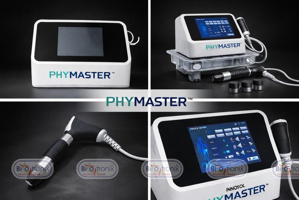 Phymaster Shockwave Physiotherapy Equipment for Muscle Pain Management