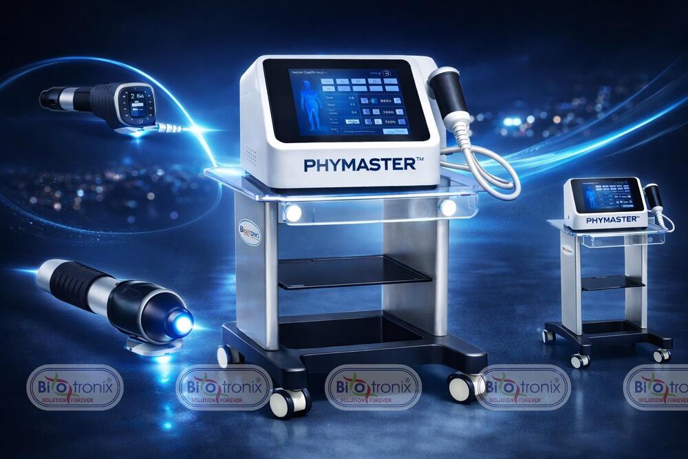 Phymaster Shockwave Physiotherapy Equipment for Muscle Pain Management