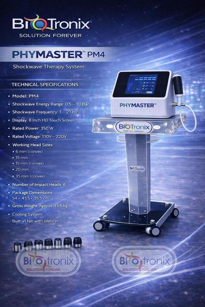 Phymaster Shockwave Therapy Machine for Joint & Tendon Rehabilitation