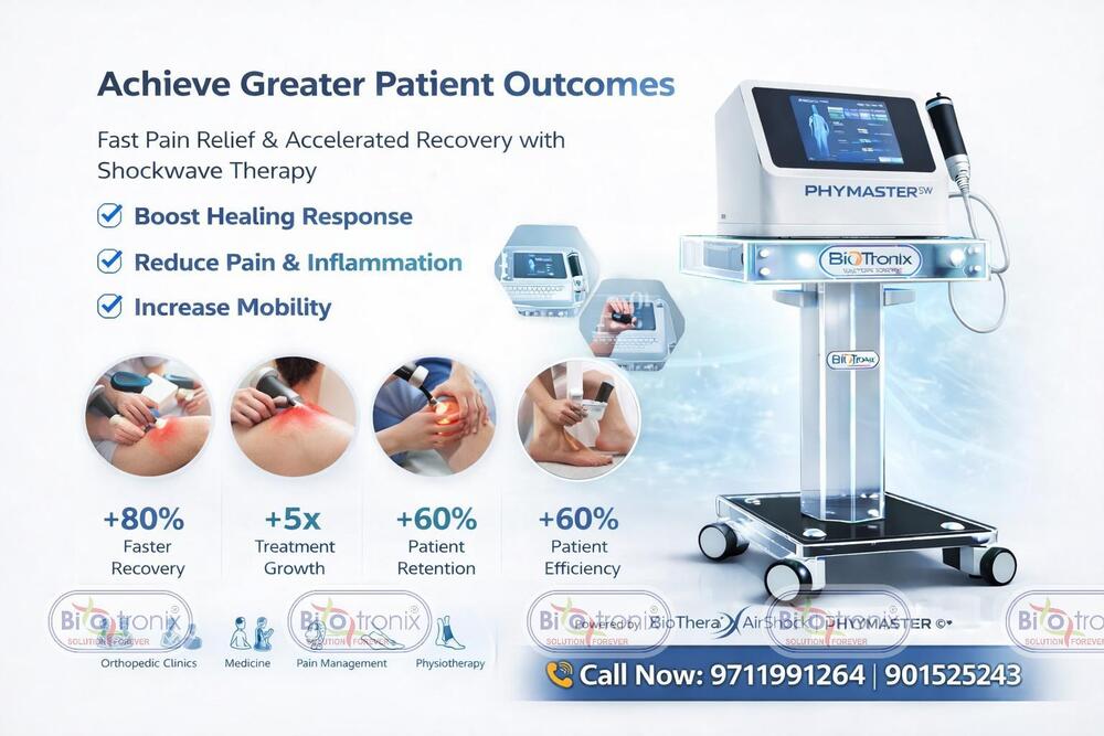 Phymaster Shockwave Therapy Machine for Joint & Tendon Rehabilitation
