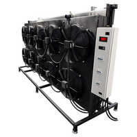 Industrial Radiator Cooling System For 10 Asic Servers - Flow Rate: 128
