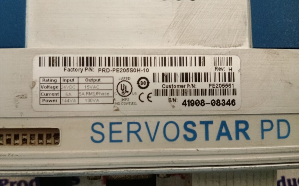 KOLLMORGEN PRD-PE205S0H-10 SERVO DRIVE
