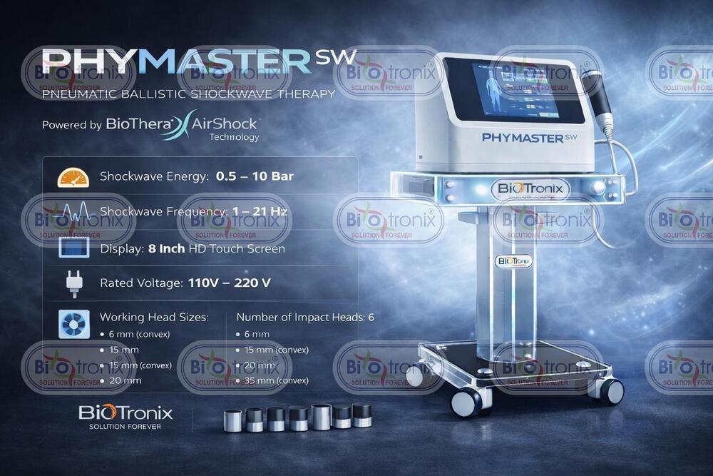Phymaster Shockwave Professional Shockwave Therapy Equipment for Clinics