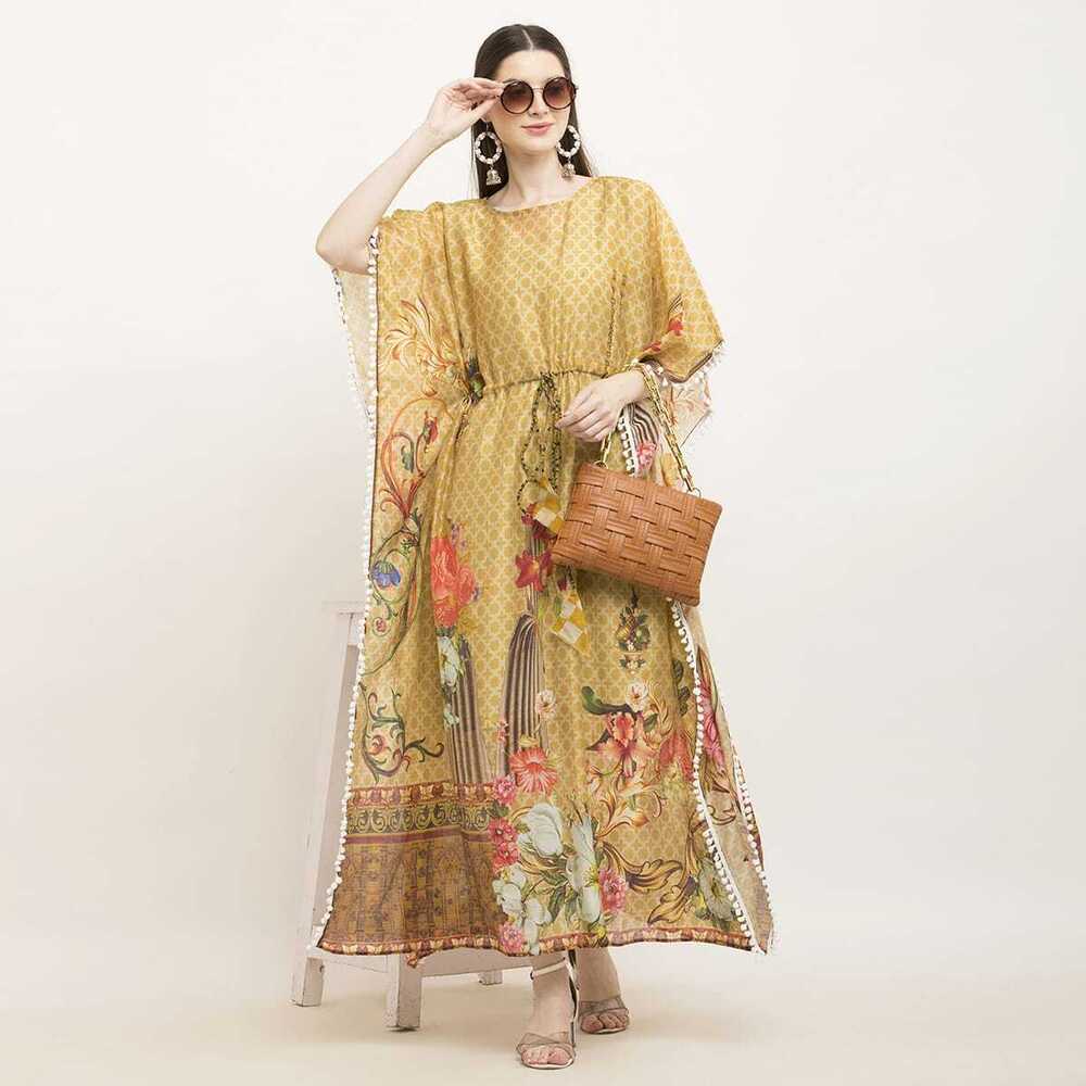 Rayon Digital Printed Kaftan