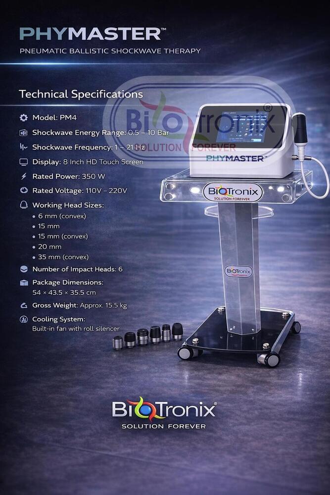 Phymaster Shockwave Therapy System for Rehab Centers