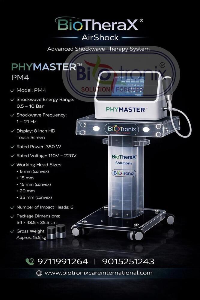 Phymaster Shockwave Therapy System for Rehab Centers