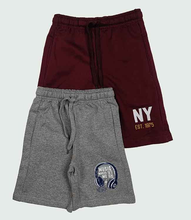 B16471 Boys French Terry Knit Shorts