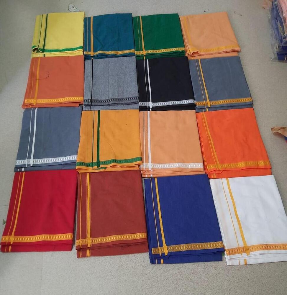 Pendex Men's Colour Dhoti