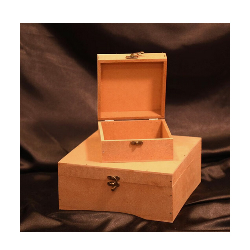 Brown Mdf Box - Coating Type: Lamination