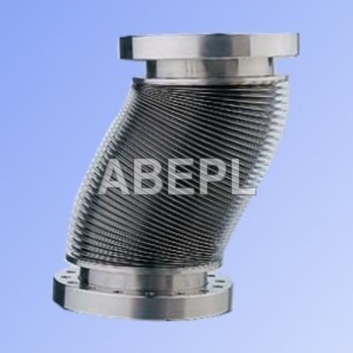 Single Axial Bellows - Color: Silver
