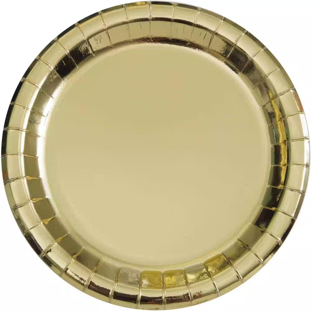 Buffet Paper Plate - Color: Silver