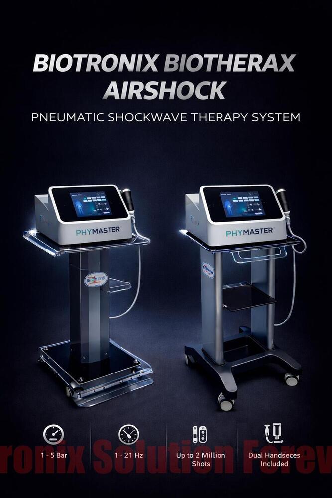 Phymaster Shockwave Physiotherapy Device for Chronic Muscle Pain Treatment
