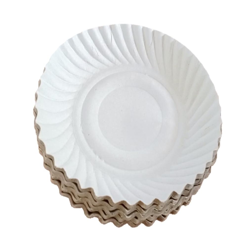 Disposable Paper Plate - Color: Silver