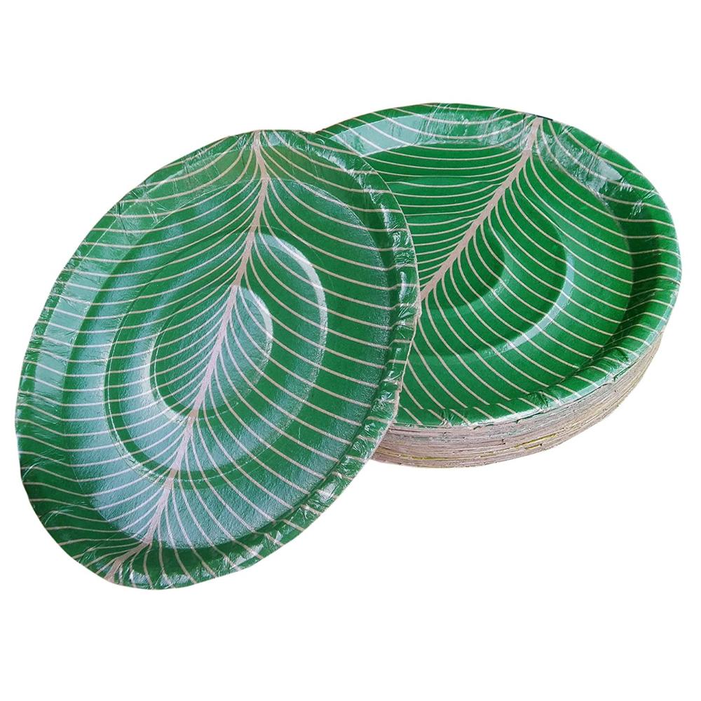 Disposable Paper Plate - Color: Silver