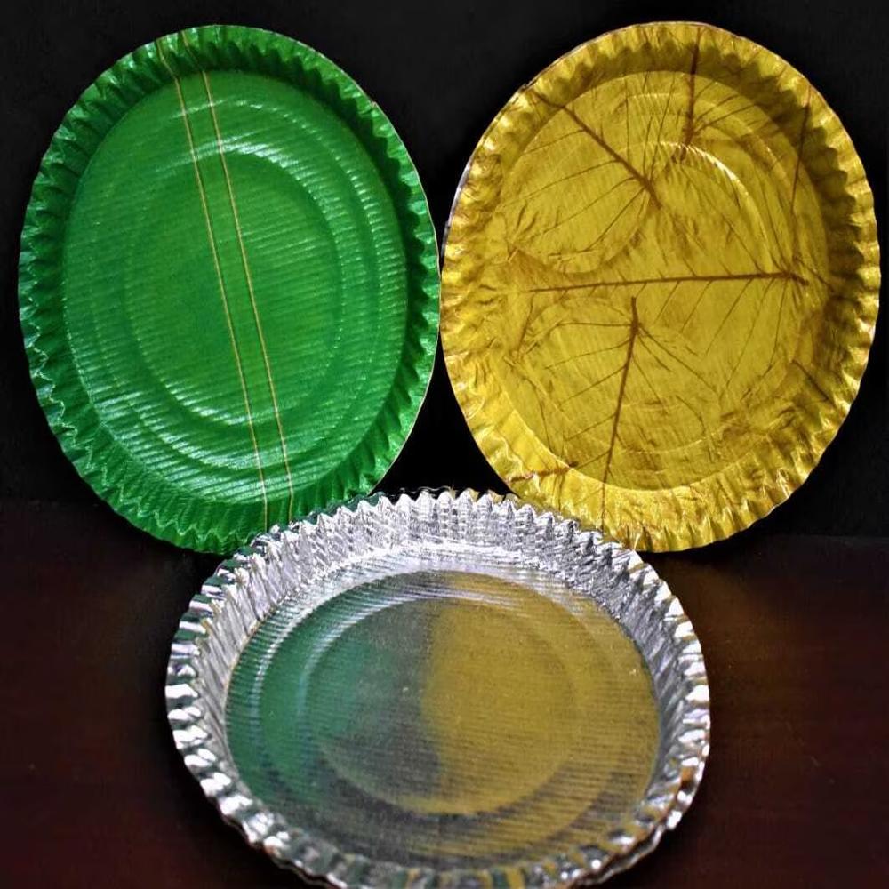 Disposable Paper Plate - Color: Silver