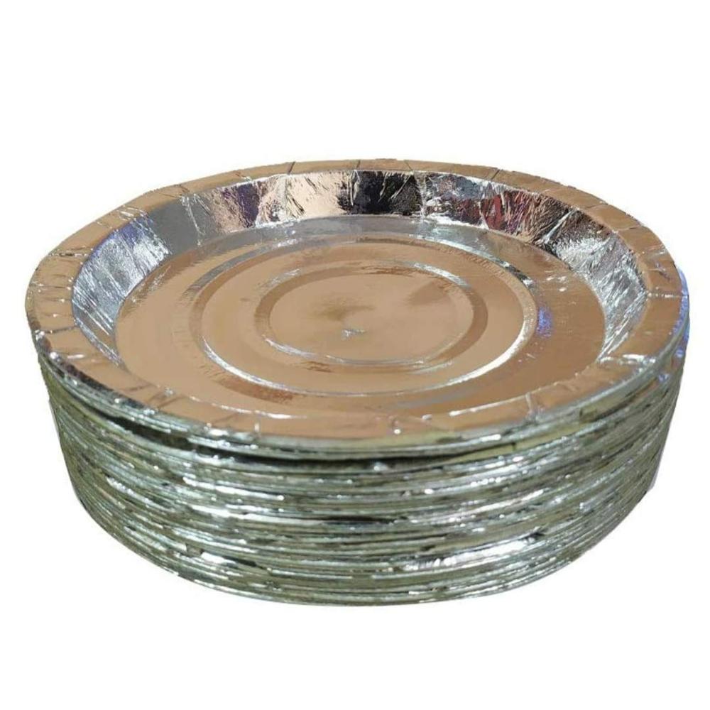 13inch Paper Plate - Color: Silver