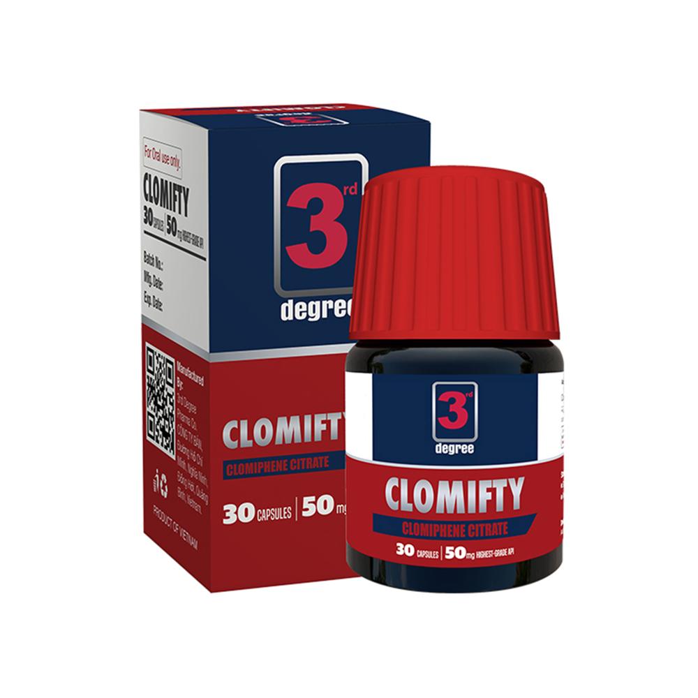 3rd Degree Clomifty 50mg, 30 Caps