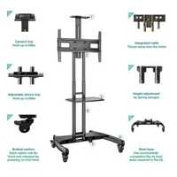 Unibox TV Floor Trolley For 75 Inch AVA1500