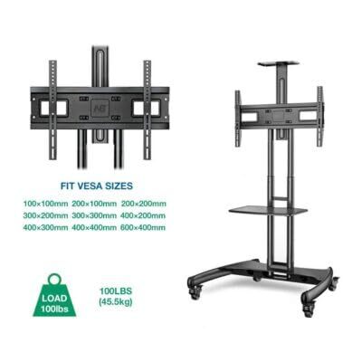 Unibox TV Floor Trolley For 75 Inch AVA1500